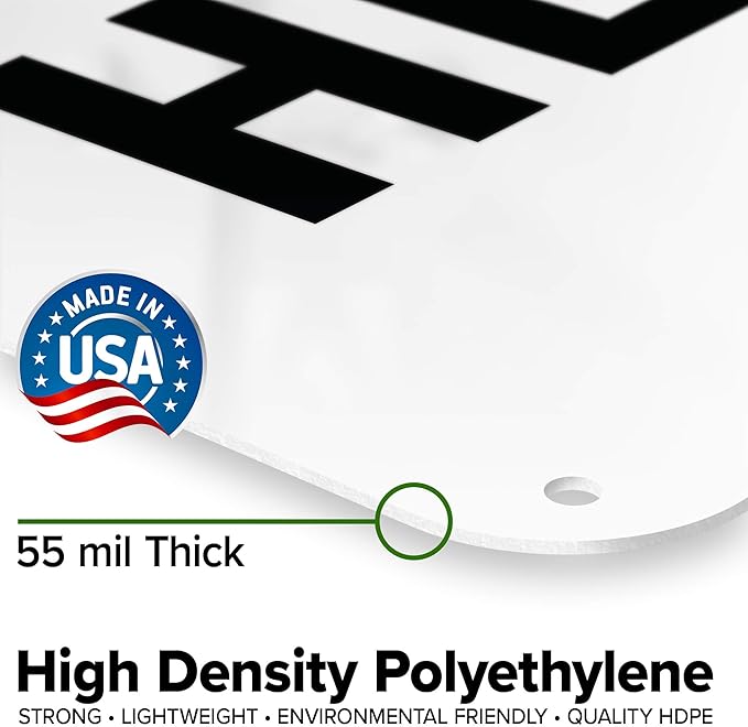 Custom Safety First Sign, OSHA Sign, 18x24 Inches, 55 mil thick HDPE (high density polyethylene), Made in USA by My Sign Center