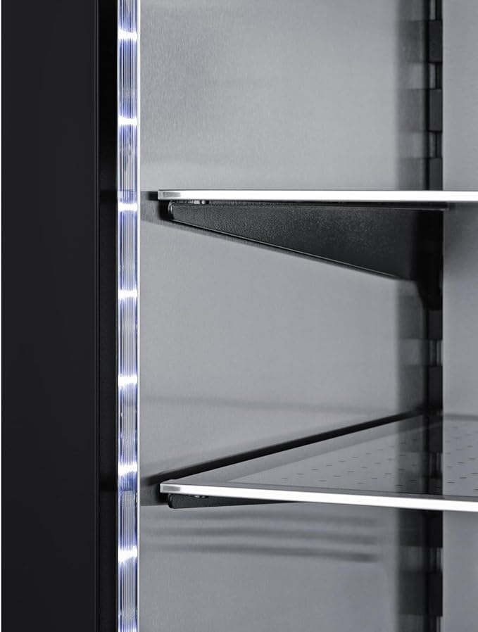 Summit 15” Refrigerator, 1.8 cu.ft. Capacity, Built-in Refrigerator Undercounter, Shallow 18” Depth, Stainless Steel- SDHR1534