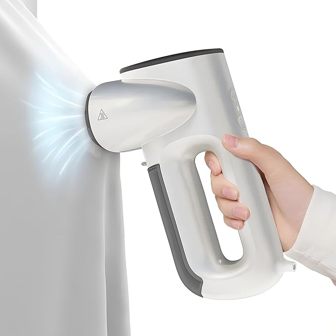 Neakasa Magic 1 Vacuum Steamer, Handheld Travel Garment Steamer for Clothes, 2300Pa Suction for Fabric Grip, Featuring Exclusive AirIron Technology (for 110-120V Use)