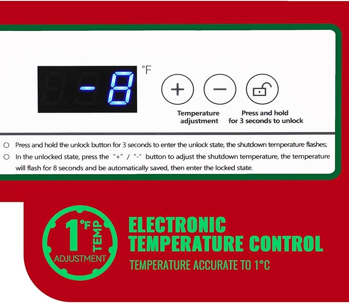 Chest Freezer 5.0 Cubic Feet Freezers with Temperature Display Panel Small Deep Freezer 2 Removable Basket Top Open Door Freezer Ideal for Apartment Office Dorm White
