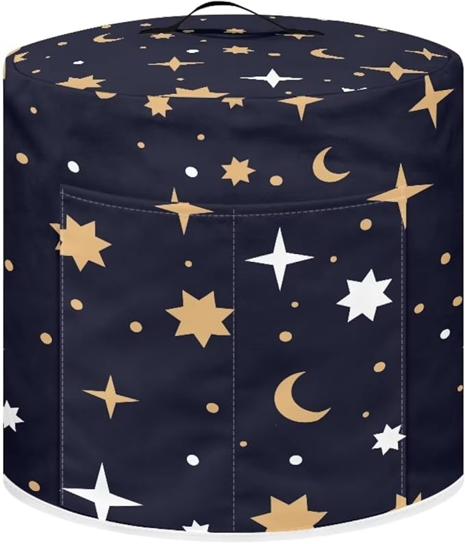 Flashideas Gothic Star Pressure Cooker Cover with Storage Pocket Compatible with 8 10 Quart Instant Pot, Durable Rice Cooker Air Fryer Accessories, Waterproof Kitchen Appliances Dust Cover