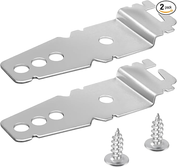 2 Pack 8269145 Dishwasher Mounting Brackets with Screws, UnderCounter Dishwasher Bracket Fit for Kenmore Whirlpool KitchenAid Dishwasher, Dishwasher Clips Replaces 8269145 WP8269145VP