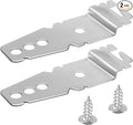 2 Pack 8269145 Dishwasher Mounting Brackets with Screws, UnderCounter Dishwasher Bracket Fit for Kenmore Whirlpool KitchenAid Dishwasher, Dishwasher Clips Replaces 8269145 WP8269145VP