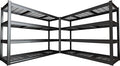 67" Wide Garage Shelving Unit, 30" D Heavy Duty Garage Storage Shelves,3500 LBS Capacity, Industrial Adjustable Shelves for Basement,Kitchen,Warehouse, 2 Pack