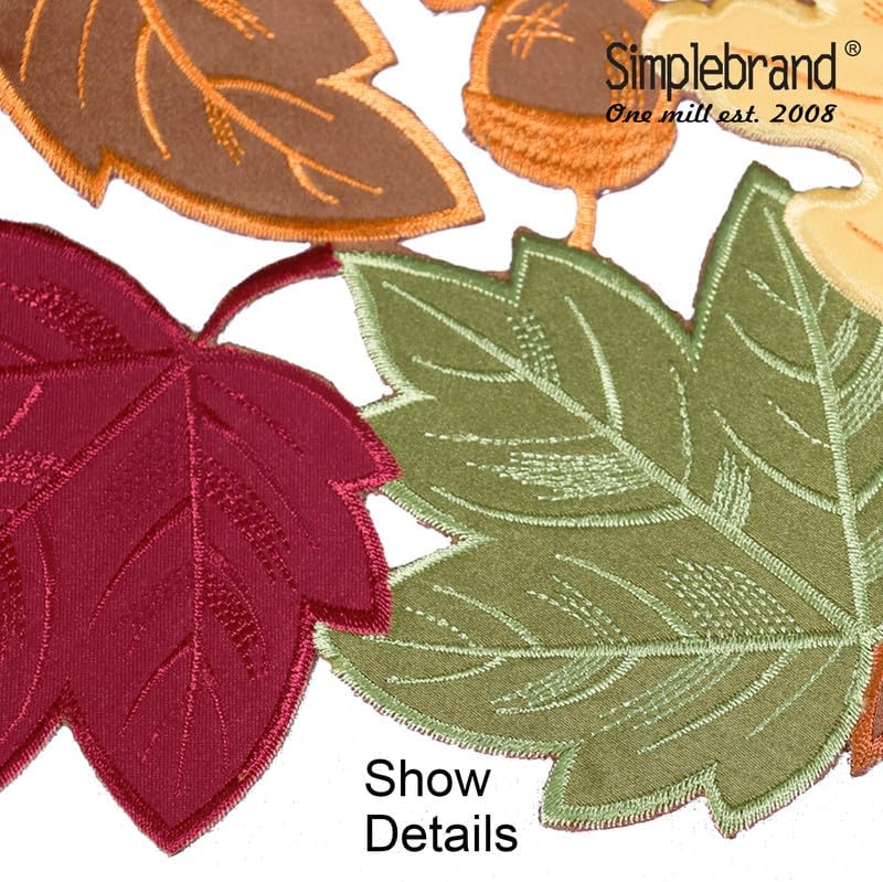 Simplebrand Fall Table Runner for Thanksgiving, Fall Decorations for Home