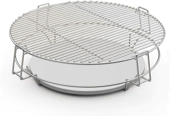 S24 (1-Pack) Cooking Grate System Grilling Accessory for Weber 22" Kettle Grill and Other Similar Size Kettle Grills