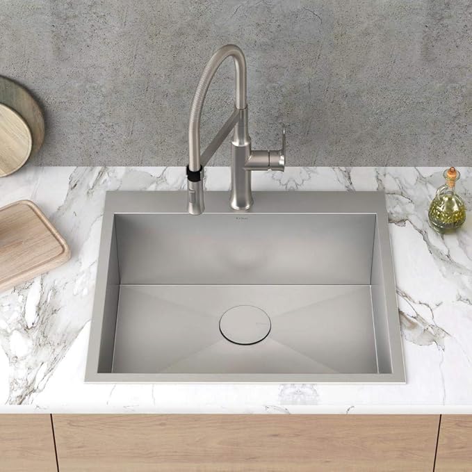 KRAUS CapPro Removable Decorative Drain Cover