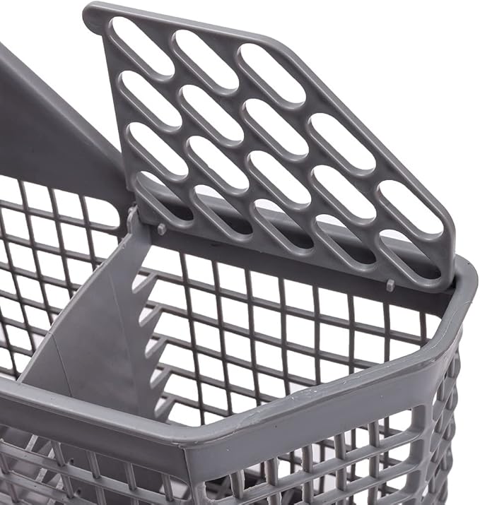 Universal Dishwasher Cutlery Basket Replacement WD28X10128 Dishwasher Utensil Silverware Basket, Compatible with Part No. AH959351, EA959351, PS959351, WD28X10127, WD28X10132