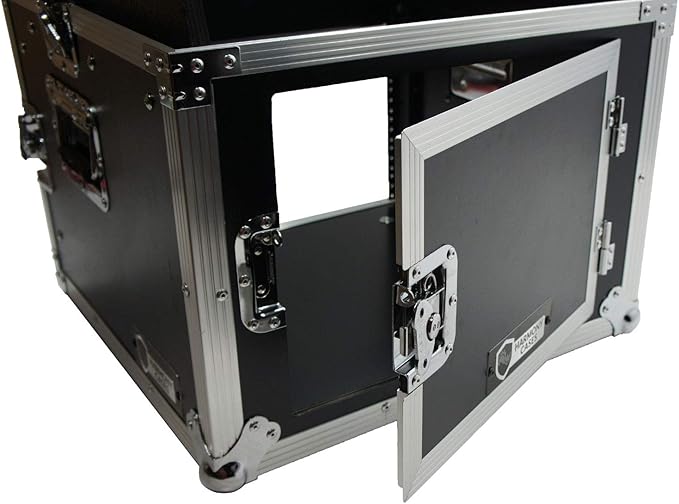 Harmony Audio Case HCM6U DJ Pro Audio 10U Slant Top 8U Vertical Mixer Rack Case New