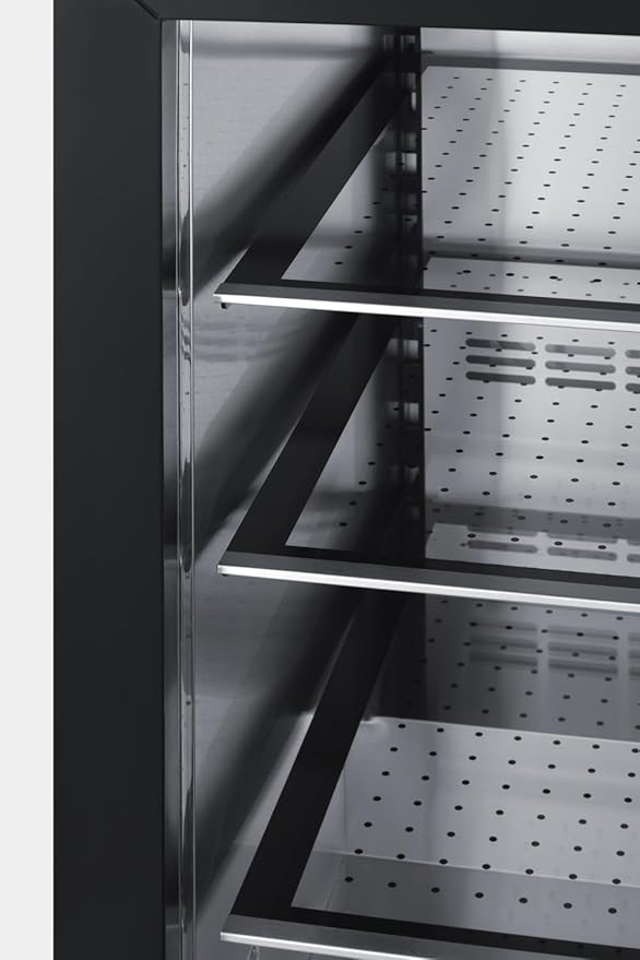 Summit 15” Refrigerator, 1.8 cu.ft. Capacity, Built-in Refrigerator Undercounter, Shallow 18” Depth, Stainless Steel- SDHR1534