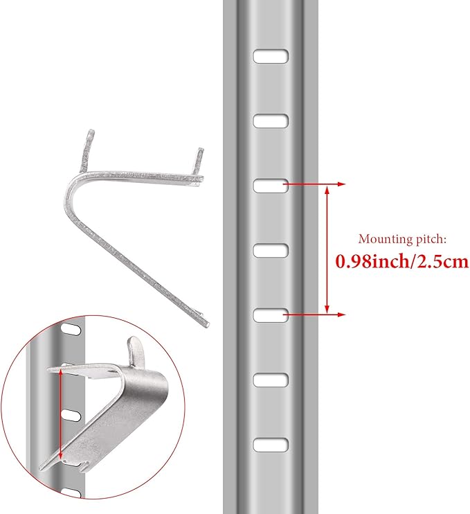 Hotop 16 Pieces 920158 Refrigerator Shelf Clips Freezer Cooler Shelf Support Commercial Replacement Rack Clips Buckles for Fridge Parts