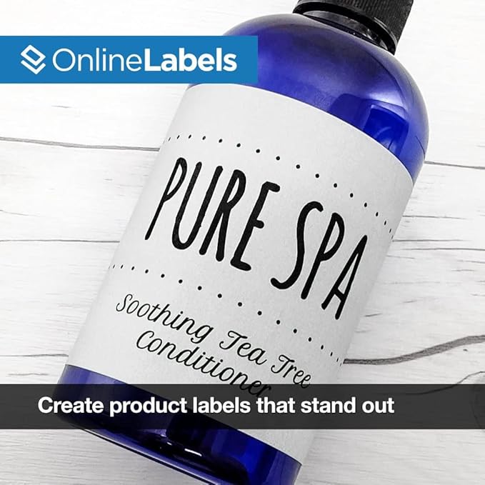 4 x 2.5 Rectangle Labels - Permanent, White Matte - Address, Shipping, Mailing, Gift Labels - Pack of 8,000 Labels, 1,000 Sheets - Inkjet/Laser Printers - Online Labels