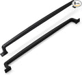 Khtumeware 6 Pack 12 Inch Cabinet Handles - Matte Black Kitchen Pulls and Drawer Handles