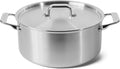 Misen 6.75 QT Stainless Steel Stock Pot with Lid - Stew & Soup Pot with Handles - Large Pot for Cooking