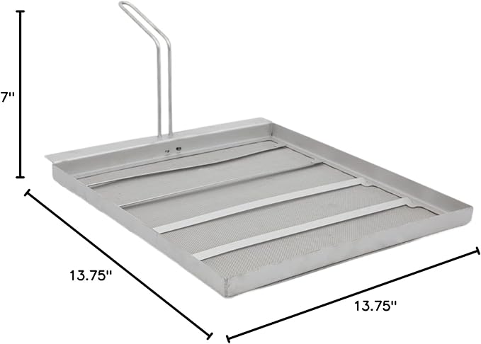 Commercial Deep Fryer Filter AF45 13.75" x 13.75", Stainless Steel Mesh Skimmer Fryer Strainer, Increase Fryer Oil Lifespan up to 40%