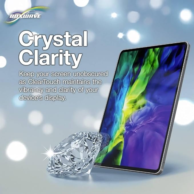 BoxWave Screen Protector Compatible with Revolution Cooking InstaGLO R90 Toaster - ClearTouch Crystal ToughShield 9H (2-Pack), Clear 9H Tough Flexible Film Screen Protector