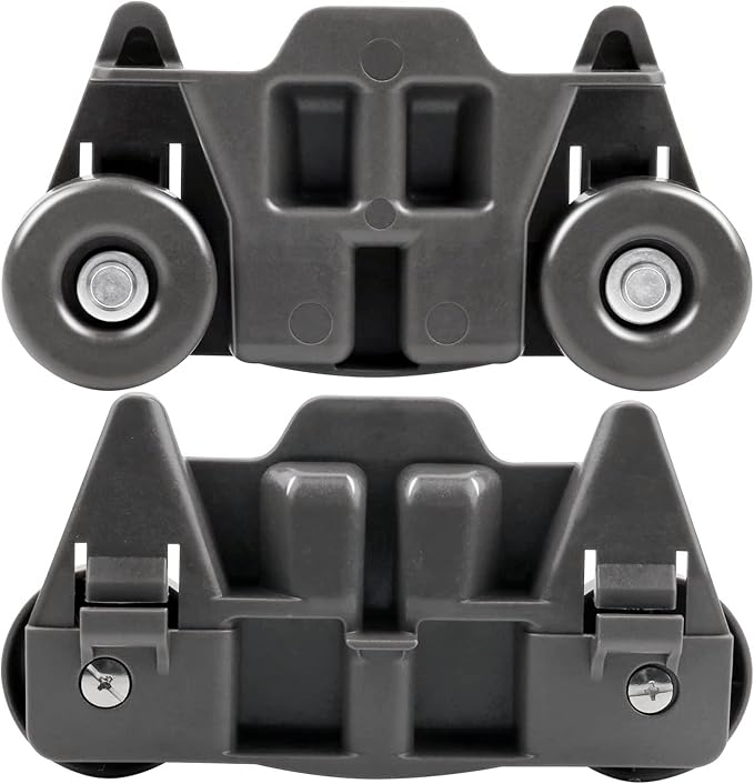 Dishwasher Wheels Lower Rack Upgraded Compatible for Whirlpool/Kenmore/Maytag/Kitchenaid. Replace Dishwasher Rack Wheels Parts of W10195416,W10579095A,PS11722152,W10195420,W10311123B,AP5983730(4PACK)