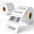 MFLABEL 2-1/4 x 1-1/4 Inch Direct Thermal Perforated Shipping Label, 2.25x1.25 inch Direct Thermal Labels for Barcodes Address，Perforated Shipping Labels (4 Rolls, 1000/Roll)