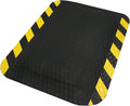 M+A Matting Hog Heaven Anti Fatigue Mat – Welding Resistant Grease and Oil Proof Industrial Commercial Grade Door Mat for Indoor Entrance, Workshop, or Garage, 3x5 Size, 7/8" Thick, Striped Border