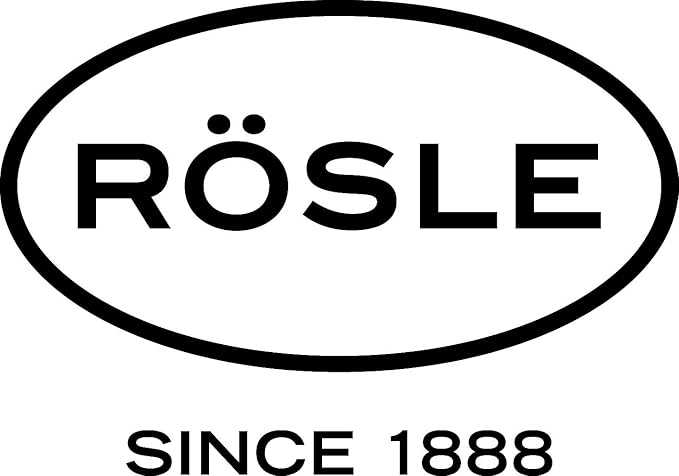 Rosle Stainless Steel Skimmer Ladle, Round Handle, 4.7-inch diameter,Silver,10652