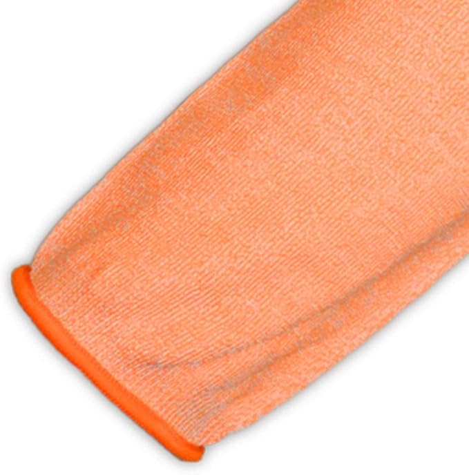 MAGID Cut Resistant Protective Arm Sleeves, 120 Pair, Orange I Thumbslot: No, 18" (DXS18BS-240)