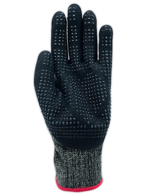 MAGID D-ROC ANSI A2 Heat-Resistant Work Gloves with Sandy Nitrile Coating, 96 Pairs, Size 7/Small, GPD249