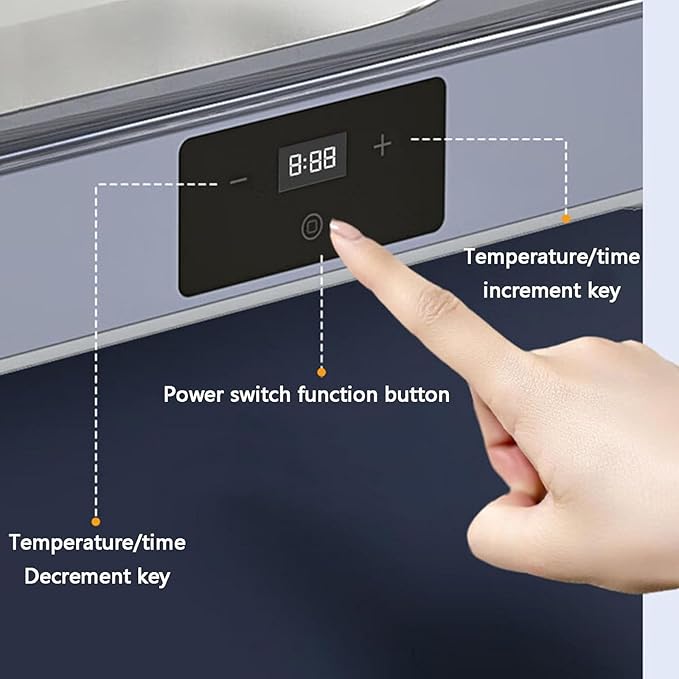 40L Bread Proofing Box, Electric Dough Proofer Machine for Home Use, 450mmx330mm Large Size Inner Cavity, Adjustable Temperature +Timing(1min-24h),Automatic Humidity Control