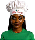 The Apron Place Adjustable Professional Chef Hats, Multiple Personalized Embroidered Designs to Choose from, Made in The USA