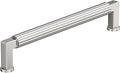 Amerock Ballard 6-5/16 inch (160mm) Center-to-Center Polished Nickel Cabinet Pull, BP37645PN