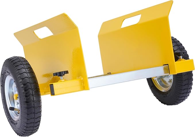 AIWFL Panel Dolly Heavy Duty Door Cart 660LBS Capacity Adjustable Drywall Mover with 8" Pneumatic Wheels Panel Cart for Drywall Sheet Material Handling All Terrain Moving Slab Dolly