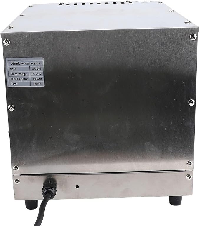 Commercial Steak Grill 1700W Electric Oven, Stepless Adjustment, Smokeless, US Plug 110V - High Temperature Cooking, Multi Functional for Steak, Cake, Pizza