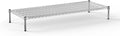 24''W x 60''L x 8''H Chrome Plated Wire Dunnage Rack | Off The Floor Storage