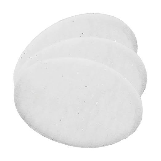 OVENTE Charcoal and Oil Vapor Replacement Filter Set Compatible with 2L Electric Deep Fryer FDM2201BR, 3-Pack Odor-Reducing Filters for Cleaner, Safer Home Frying, Black & White ACPFDM2203