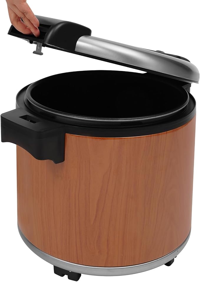 120 Cup Commercial Rice Warmer (Not Cooker), 24.3 QT Big Rice Warmer, Food Soup Sushi Warmers, Constant Temp. 149°F, 105W, Non-Stick Inner Pot