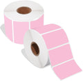 Spartan Industrial - 2.25" X 1.25" Direct Thermal Pink Labels (2 Rolls, 1000/Roll) Perforated Barcode Address Stickers - Compatible with Rollo, Zebra, MUNBYN Desktop Printers