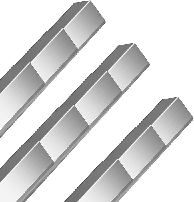 Steel Corner Guards 2 x 2 x 48” Metal Protector, 10 Pack Metal Wall Corner Protector T304 Stainless Steel Wall Molding Trim (Silver)