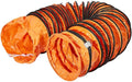 PVC Flexible Duct Hose, HVAC Duct Hosing Flame Retardant for Ventilator Utility Blower Fan with Adjustable Rope and D-Ring, Easy Storage (14inx25ft)