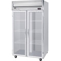 Beverage-Air HRP2HC-1G Horizon Series - Top Mount Reach in Refrigerator - Two Section - Glass Door - SS EXT