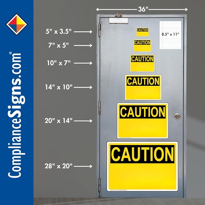 ComplianceSigns.com Warning Arc Flash and Shock Hazard English + Spanish ANSI Safety Label Decal, 5x3.5 in. 100-Pack Vinyl for Electrical, American Made Safety Signs for The Workplace
