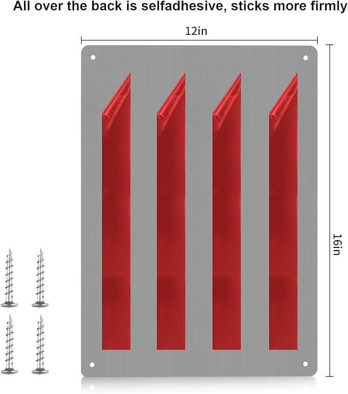 Stainless Steel Stove Backsplash Wall Guard - Heat Resistant Splatter Shield for Kitchen Wall, Oil-Proof for Gas/Electric Stoves, Easy Install with Pre-Drilled Holes (Brushed Silver)