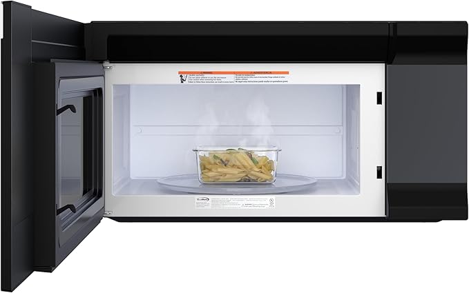 KoolMore 30-inch 1.6 cu. ft. Over the Range Microwave Oven with Sensor Cooking, 1,000 Watts and 300 CFM in Stainless-Steel and Black, UL Listed