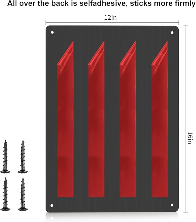 Stainless Steel Stove Backsplash (Brushed Black) - Heat Resistant Splatter Shield for Kitchen, Oil-Proof for Gas/Electric Stoves, Easy Install w/Pre-Drilled Holes (12"x16", 2-Pack)