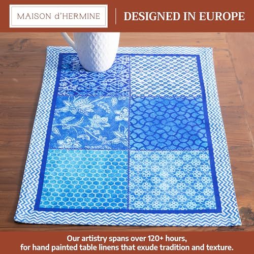 Maison d' Hermine Placemats Set of 4 Reusable 100% Cotton (13"x19")