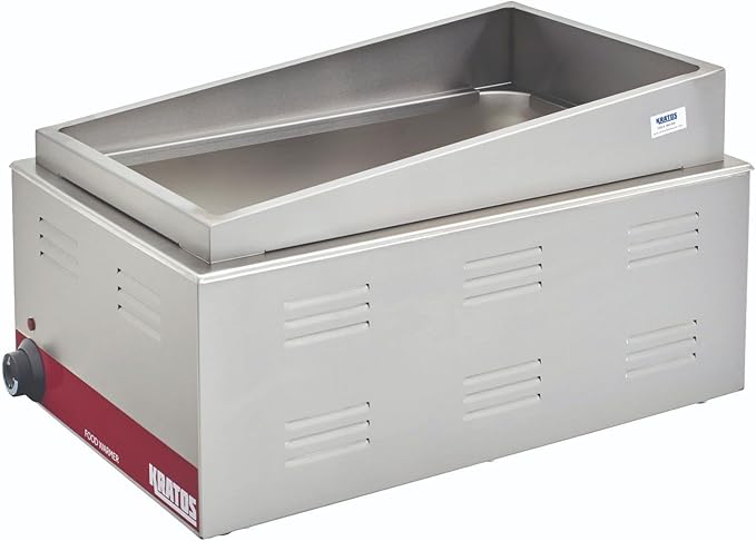 Kratos Commercial Electric Countertop Food Warmer Angled Display Adaptor, Stainless Steel Adaptor Elevates Food Pan for Optimal Serving (28W-529)