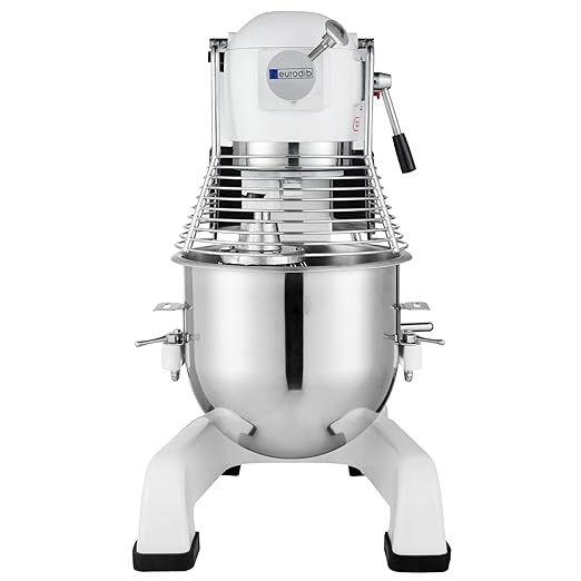 Eurodib M20 ETL 20 Quart Commercial Planetary Stand Mixer, Bench Model, White, 110v