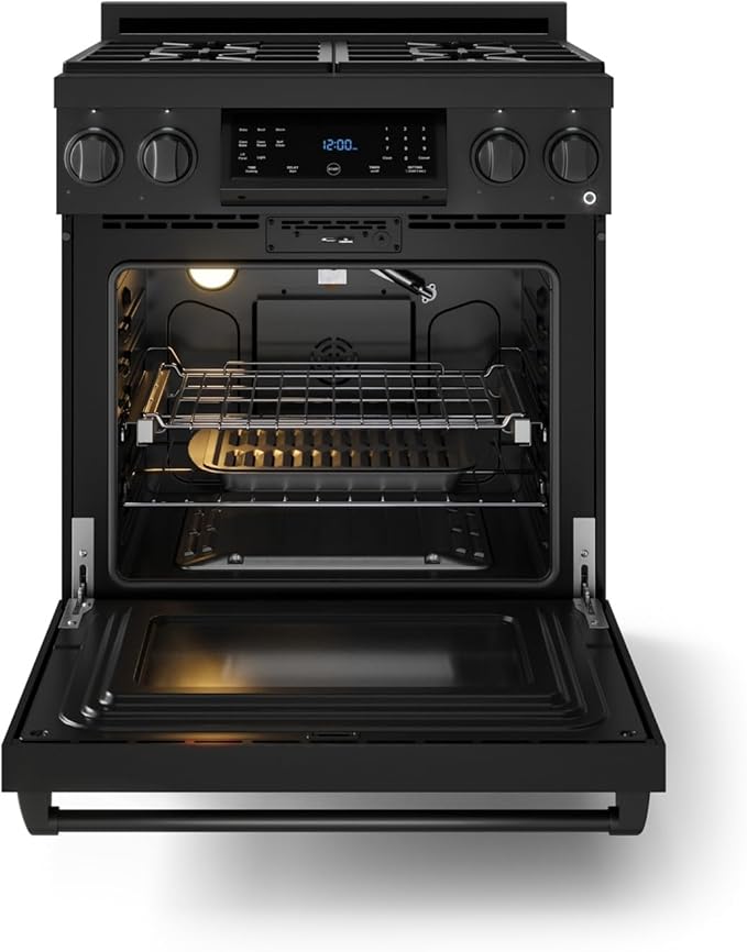 Gordon Ramsay by THOR Kitchen 30 Inch Professional Liquid Propane Range with Tilt Panel Touch Control in Black