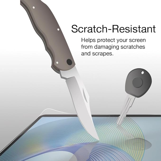 BoxWave Screen Protector Compatible with Revolution Cooking InstaGLO R90 Toaster - ClearTouch Crystal Privacy (2-Pack), Privacy Screen Protector Flexible Film Clear