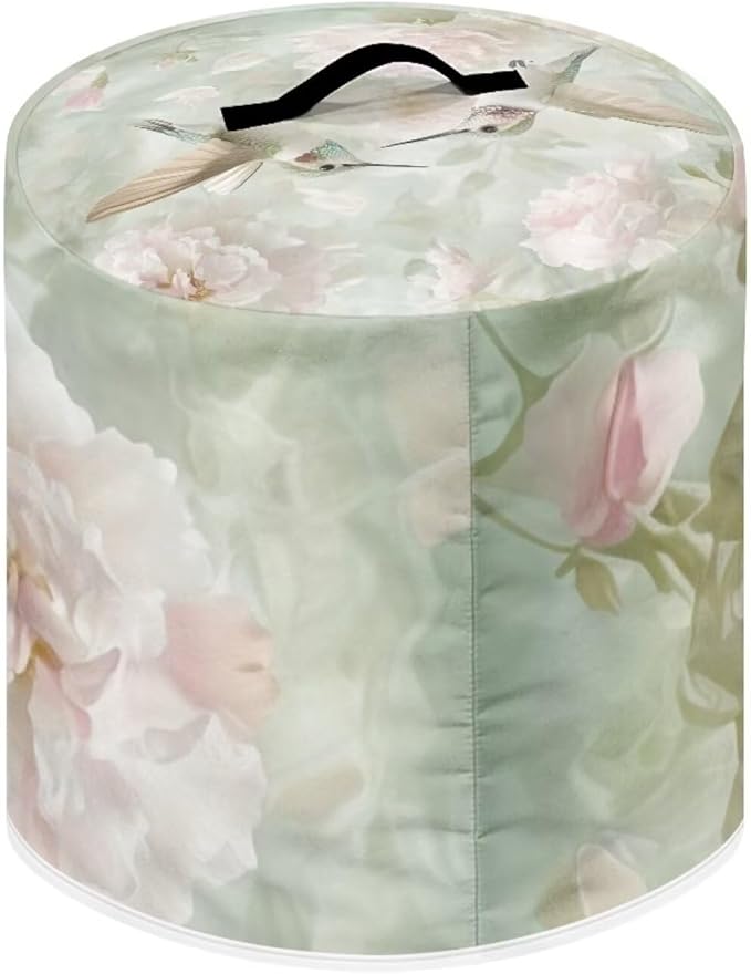 Hummingbird Kitchen Appliance Covers Pumpkin Fryer Dust Covers Instant Pot 3 Quart Inner Pot Cover for Air Fryer Hand Washable Convenient Gifts for Kitchen Decor for Fall M