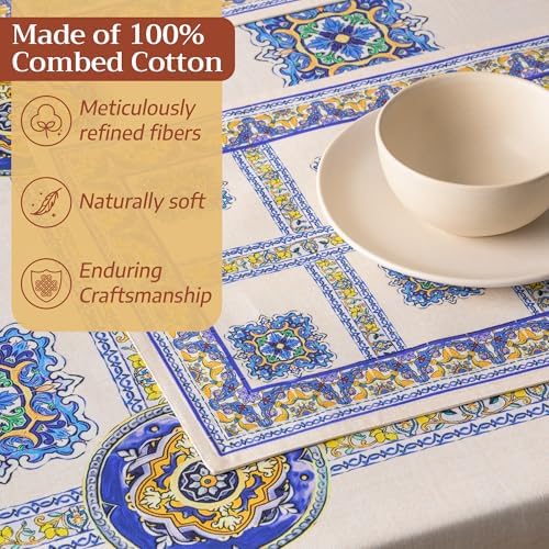 Maison d' Hermine Placemats Set of 4 Reusable 100% Combed Cotton (13"x19")