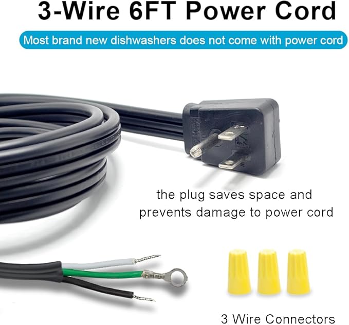 Universal Dishwasher Installation Kit,12 Ft Stainless Steel Dishwasher Hose,Burst Proof Water Supply Line with 3/8" Compression Connections